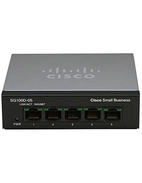 Switch de rețea Cisco SG110D-05, 5x 10/100/1000 Mbps
