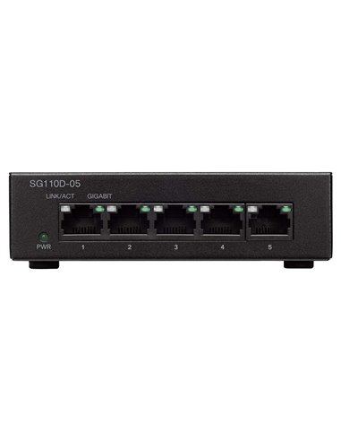 Сетевой коммутатор Cisco SG110D-05, 5x 10/100/1000 Мбит/с