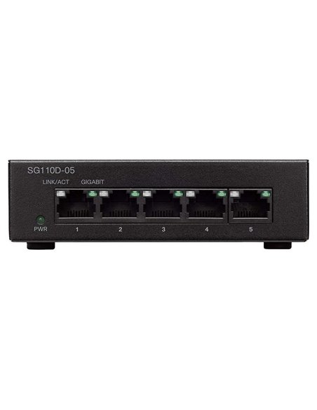 Switch de rețea Cisco SG110D-05, 5x 10/100/1000 Mbps