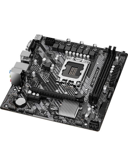 Материнская плата ASRock H610M-HDV/M.2 R2.0, LGA1700, Intel H610, Micro-ATX