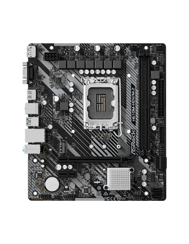 Placă de bază ASRock H610M-HDV/M.2 R2.0, LGA1700, Intel H610, Micro-ATX