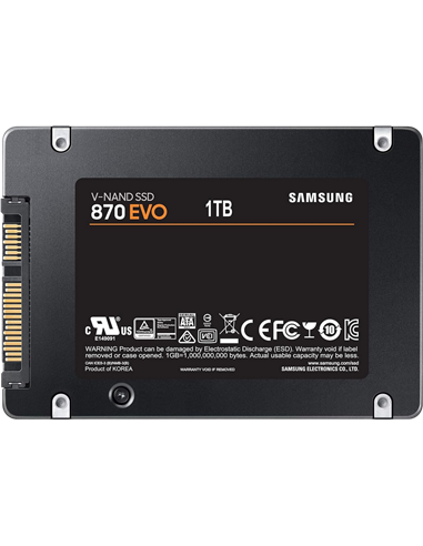 Unitate SSD Samsung 870 EVO  MZ-77E1T0, 1000GB, MZ-77E1T0BW