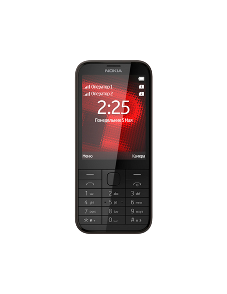 Мобильный телефон Nokia 225 Dual-SIM, Чёрный