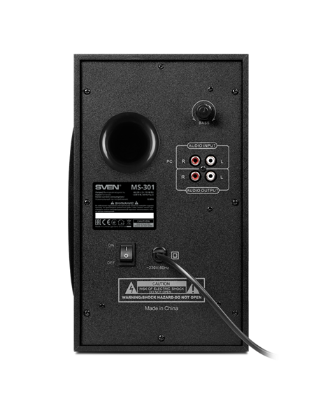Boxe pentru calculator 2.1 SVEN MS-301, Negru