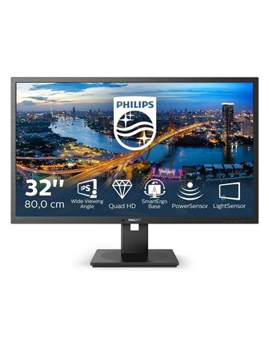 31,5" Monitor Philips 325B1L, IPS 2560x1440 WQHD, Negru