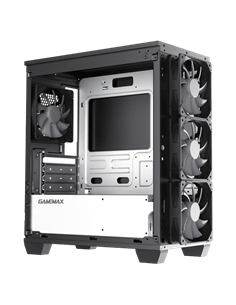 Компьютерный корпус Gamemax Aero Mini ECO, Micro-ATX, Без блока питания, Чёрный 2