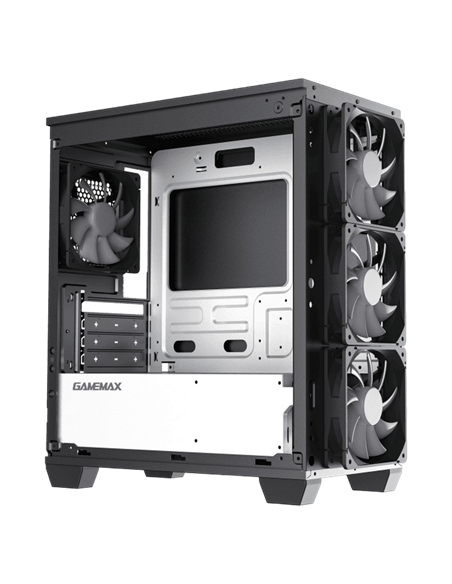 Carcasă PC Gamemax Aero Mini ECO, Micro-ATX, Fără PSU, Negru