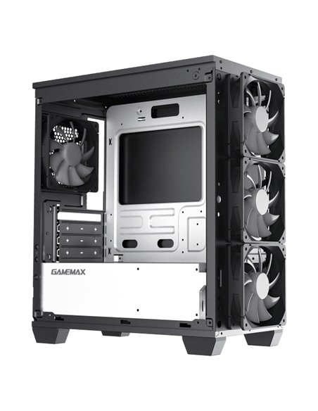 Carcasă PC Gamemax Aero Mini ECO, Micro-ATX, Fără PSU, Negru