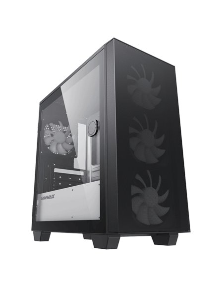Компьютерный корпус Gamemax Aero Mini ECO, Micro-ATX, Без блока питания, Чёрный