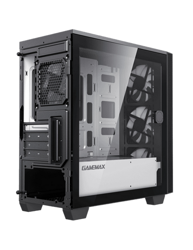 Компьютерный корпус Gamemax Aero Mini ECO, Micro-ATX, Без блока питания, Чёрный