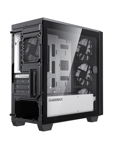 Компьютерный корпус Gamemax Aero Mini ECO, Micro-ATX, Без блока питания, Чёрный