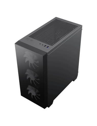 Компьютерный корпус Gamemax Aero Mini ECO, Micro-ATX, Без блока питания, Чёрный