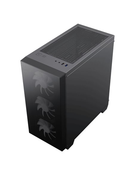 Carcasă PC Gamemax Aero Mini ECO, Micro-ATX, Fără PSU, Negru