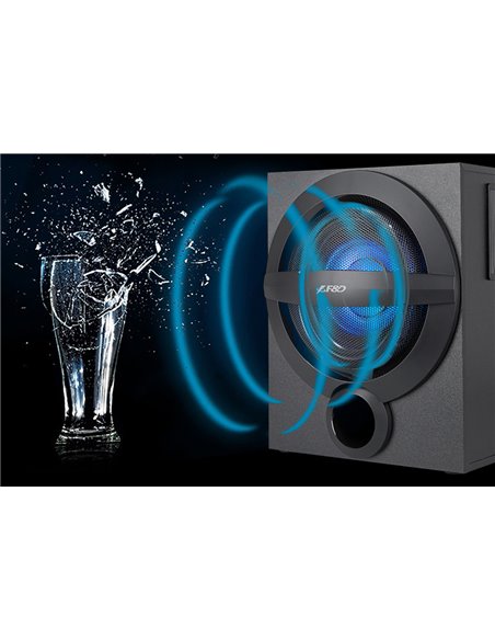 Boxe pentru calculator 2.1 F&D A140X, Negru