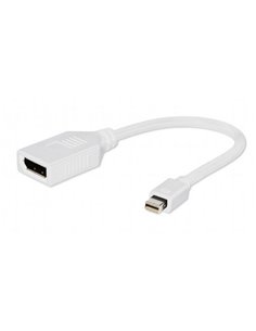 Adaptor Video Cablexpert A-mDPM-DPF-001-W, MiniDP (M) - DisplayPort (F), 0,15m, Alb 2