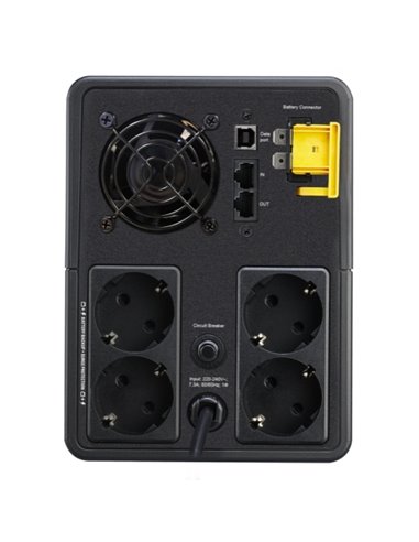 Источник бесперебойного питания APC Back-UPS BX1600MI-GR, Линейно-интерактивный, 1600VA, Башня