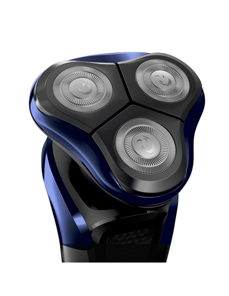 Электробритва мужская Polaris PMR 0309RC, Синий