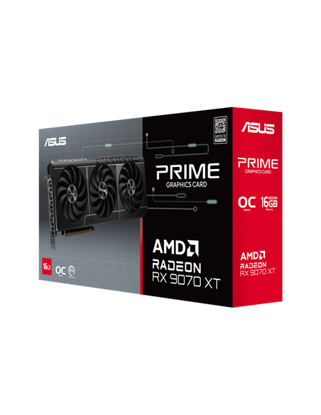 Placă Video ASUS PRIME-RX9070XT-O16G, 16GB GDDR6 256bit