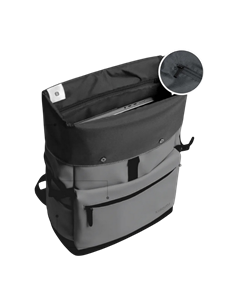 Rucsac Xiaomi Roll Top Casual, 15.6", Tesatura, oliuretan, poliester, Gri 2