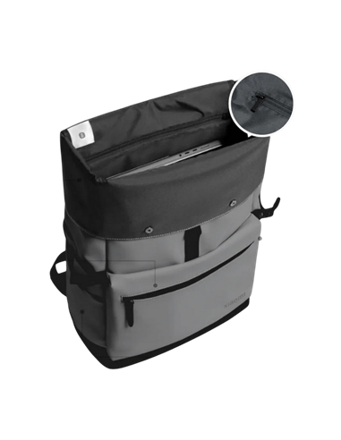 Rucsac Xiaomi Roll Top Casual, 15.6", Tesatura, oliuretan, poliester, Gri