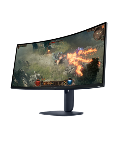 34" Monitor Gaming DELL AW3425DWM, VA 3440x1440 WQHD, Negru