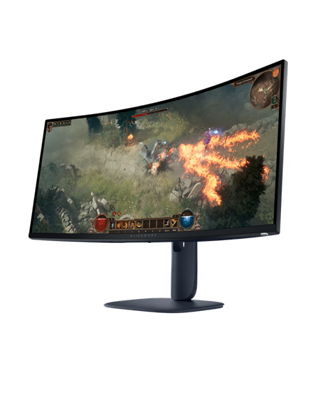 34" Игровой монитор DELL AW3425DWM, VA 3440x1440 WQHD, Чёрный