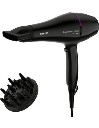 Фен Philips BHD274/00, 2200 Вт, Чёрный