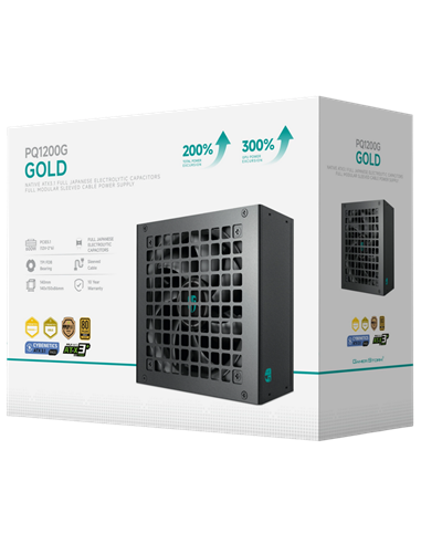 Блок питания для компьютеров Deepcool GamerStorm PQ1200G, 1200Вт, ATX, Полностью модульный