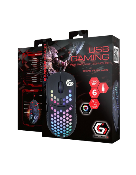 Gaming Mouse Gembird RAGNAR-RX400, Negru