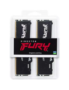 Memorie RAM Kingston FURY Beast RGB, DDR5 SDRAM, 6000 MHz, 32 GB, KF560C30BBEAK2-32 2