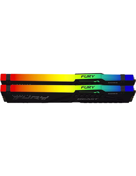 Оперативная память Kingston FURY Beast RGB, DDR5 SDRAM, 6000 МГц, 32 Гб, KF560C30BBEAK2-32