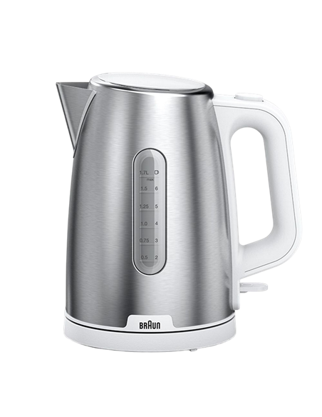 Fierbător electric Braun WK 1500 WH, Alb | Oţel inoxidabil