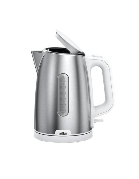 Fierbător electric Braun WK 1500 WH, Alb | Oţel inoxidabil