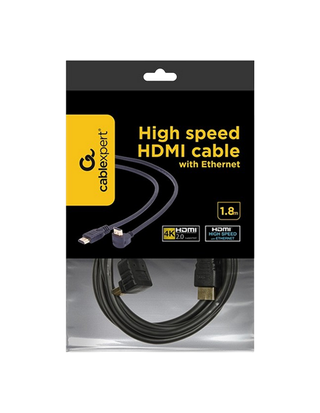 Видео кабель Cablexpert CC-HDMI490-6, HDMI (M) - HDMI (M), 1,8м, Чёрный