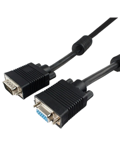Видео кабель Cablexpert CC-PPVGAX-10M-B, VGA D-Sub (M) - VGA D-Sub (M), 10м, Чёрный 2