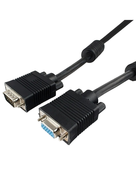 Видео кабель Cablexpert CC-PPVGAX-10M-B, VGA D-Sub (M) - VGA D-Sub (M), 10м, Чёрный