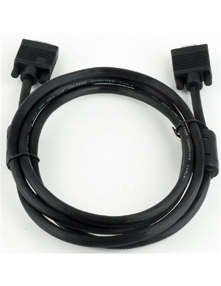 Видео кабель Cablexpert CC-PPVGAX-6B, VGA D-Sub (M) - VGA D-Sub (F), 1,8м, Чёрный