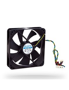 PC Case Fan Chieftec AF-1225PWM, 120x120x25 mm, Ball Bearing, 1650rpm, <32db, PWM, 4pin for PSU/Molex 2