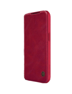 Husă tip carte Nillkin iPhone 15 Pro Max - Qin Pro, Roșu 2