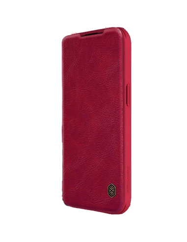 Чехол книжка Nillkin iPhone 15 Pro Max - Qin Pro, Красный