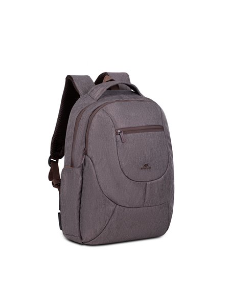 Rucsac pentru Laptop RivaCase Galapagos, 15.6", Poliester, Moca