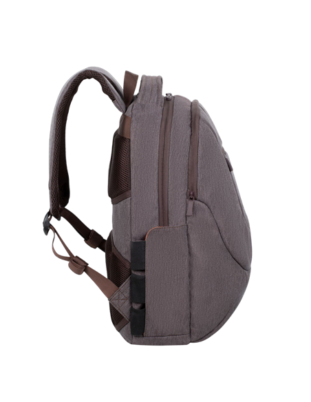 Rucsac pentru Laptop RivaCase Galapagos, 15.6", Poliester, Moca