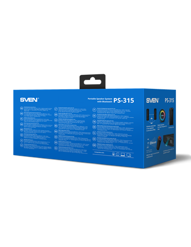 Boxă portabilă SVEN PS-315, Negru