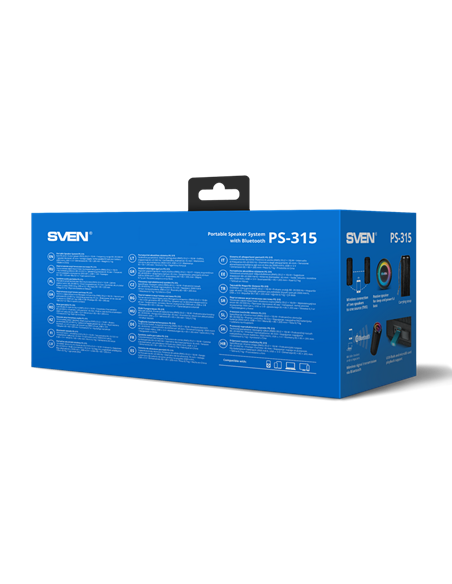 Boxă portabilă SVEN PS-315, Negru