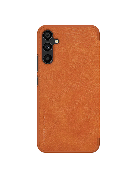 Чехол книжка Nillkin Galaxy A34 - Qin LC, Коричневый
