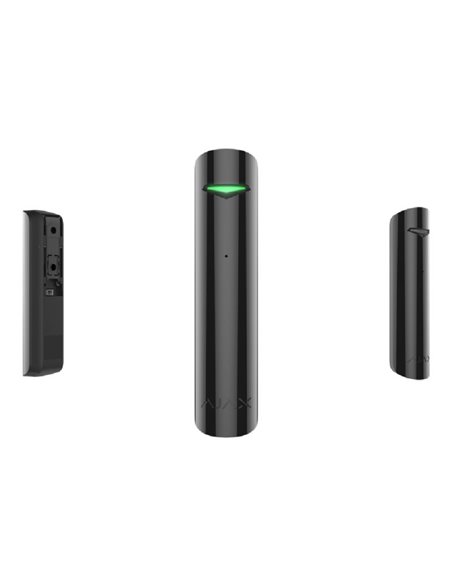 Detector de spargere Ajax GlassProtect, Negru