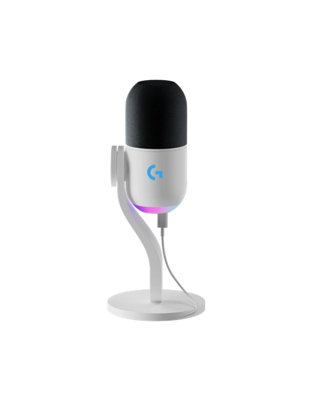 Игровой Микрофон Logitech Yeti GX, Проводной аналоговый, Белый