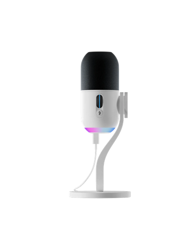 Microfon Gaming Logitech Yeti GX, Cu fir, Alb