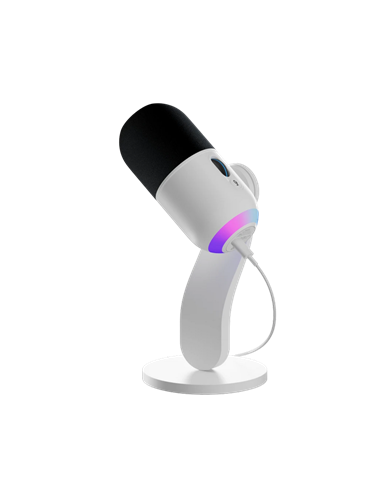 Microfon Gaming Logitech Yeti GX, Cu fir, Alb