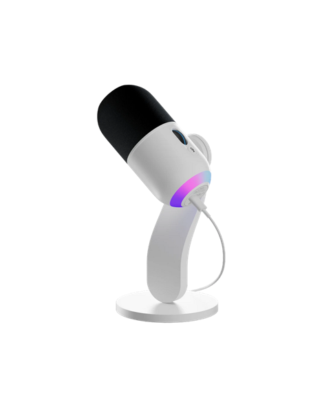 Microfon Gaming Logitech Yeti GX, Cu fir, Alb